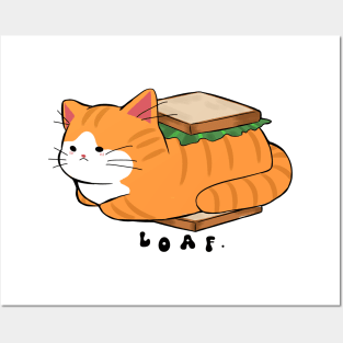 Cat Loaf Posters and Art